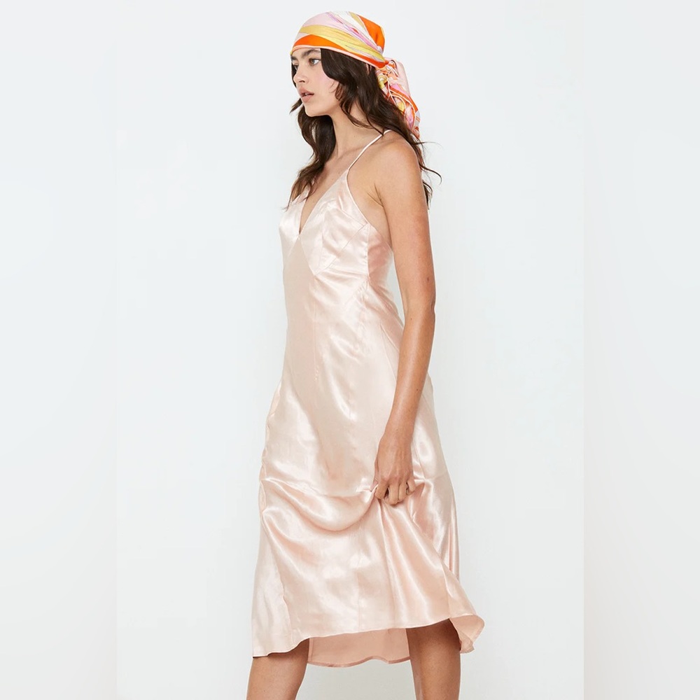 We Are Hah give a slip dress blush size small